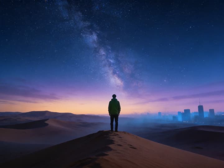 沙漠星空