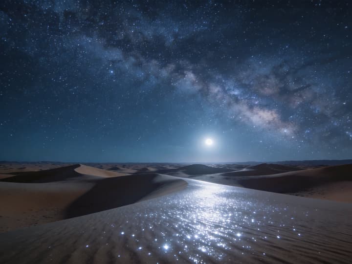 沙漠星空