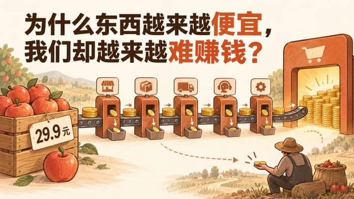 为什么东西越来越便宜，我们却越来越难赚钱？
