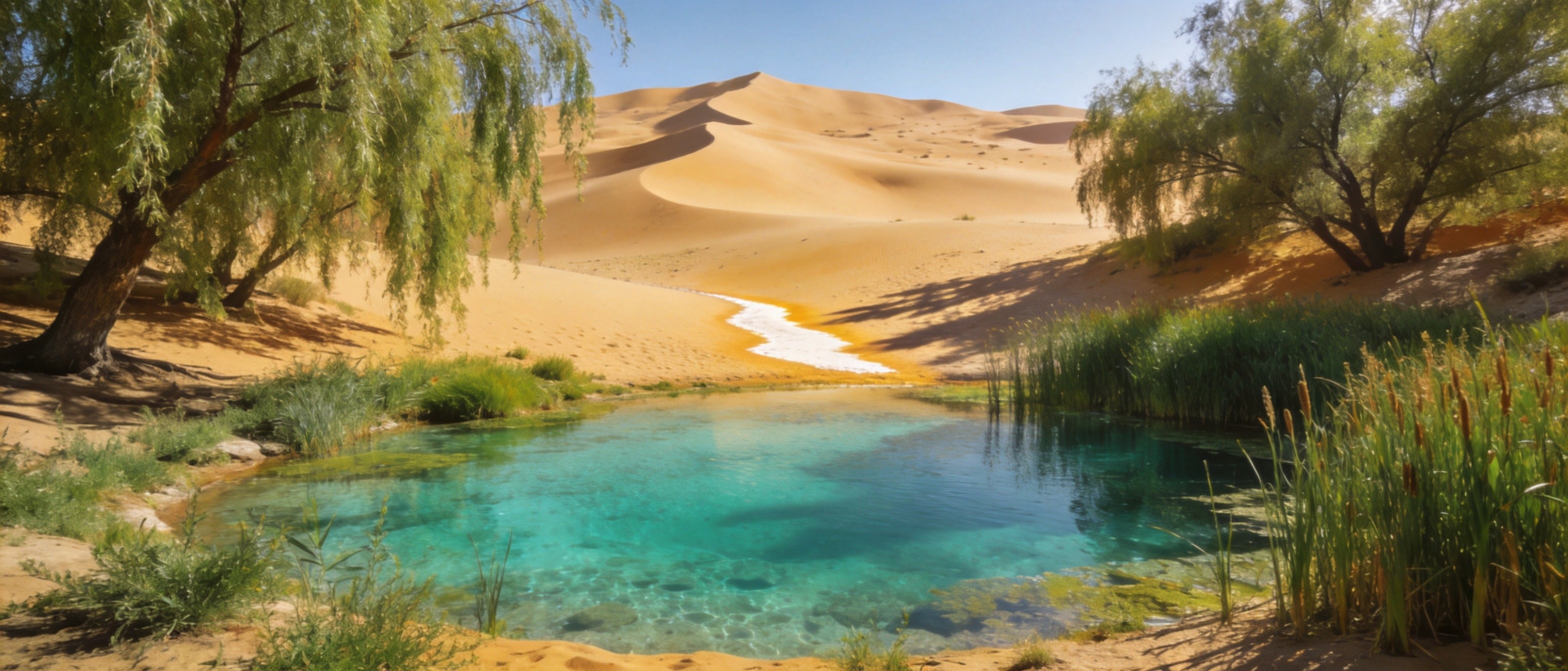 戈壁绿洲_初夏正午