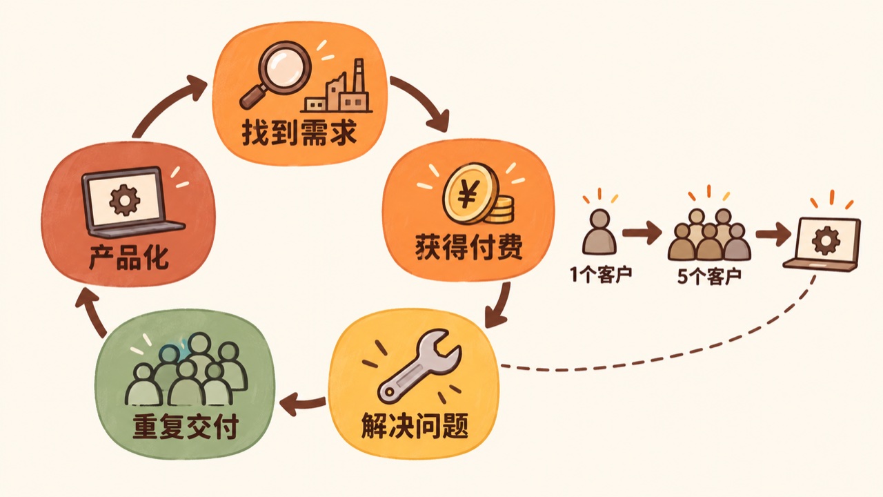 从找到需求到产品化的小商业闭环